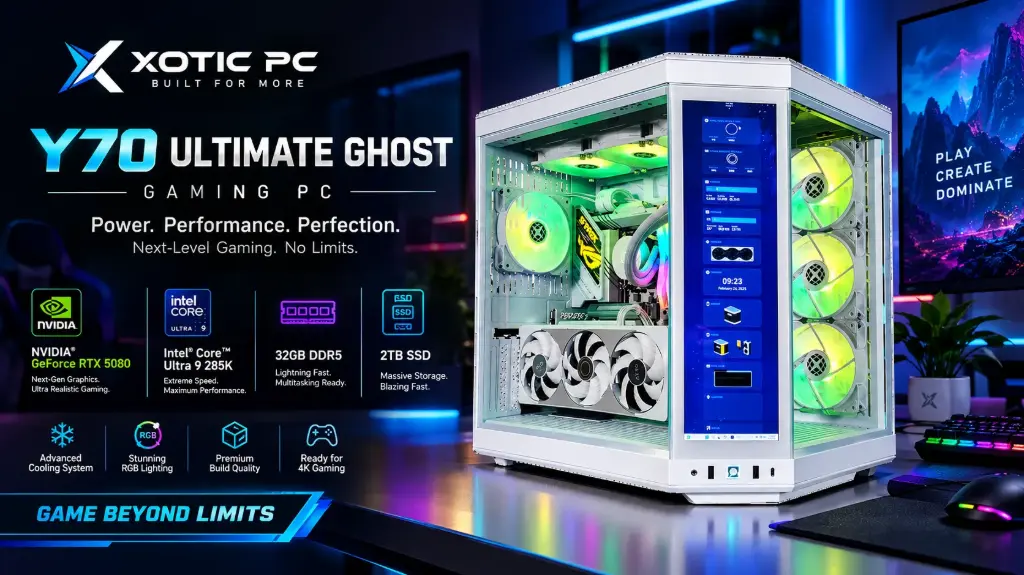 XOTIC PC Y70 Ultimate Ghost Gaming PC