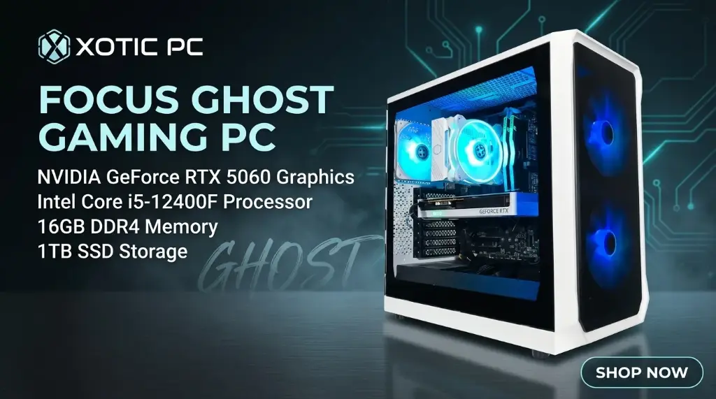 XOTIC PC Focus Ghost Gaming PC